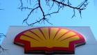The Shell logo at a petrol station in London, Wednesday, Jan. 20, 2016. 