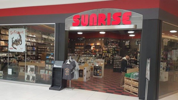 Sunrise Records' store in London, Ont.'s White Oaks Mall 