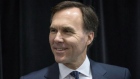 Federal Finance Minister Bill Morneau arrives at announcement in Toronto on March 9, 2017