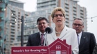 Ontario Premier Kathleen Wynne, Finance Minister Charles Sousa, Housing Minister Chris Ballard. 