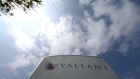 Valeant Pharmaceuticals's logo is seen at its headquarters in Laval, Quebec