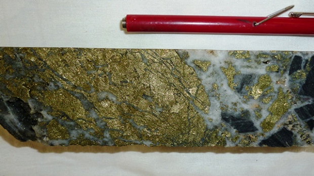 Drill core from K92’s discovery of the Kora extension.