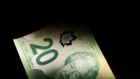 A Canadian $20 note is seen in this June 22, 2017 money currency