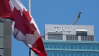 The sign was taken down from the former Trump International Hotel in Toronto on July 18, 2017