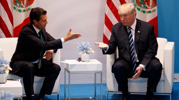 NAFTA: President Donald Trump meets with Mexican President Enrique Pena Nieto