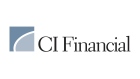 The corporate logo for CI Financial Corp. (TSX:CIX) is shown. 