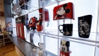 Mickey-Mouse-themed items are pictured at a Disney Store in Los Angeles, California, September 25, 2