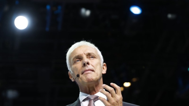 Volkswagen CEO Matthias Mueller 