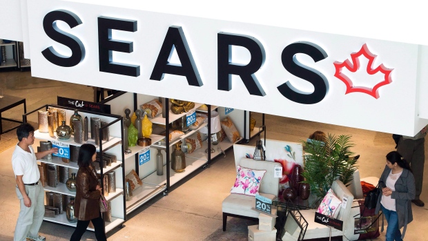 Sears Canada retail Toronto store liquidation Oct. 19 2017