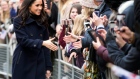 Britain's Prince Harry and his fiancee Meghan Markle