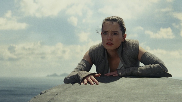 Daisey Ridley as Rey in Star Wars Episode VIII: The Last Jedi