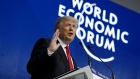 President Donald Trump delivers a speech to the World Economic Forum, Friday, Jan. 26, 2018, in Davo