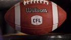 Football showcases new CFL logo 