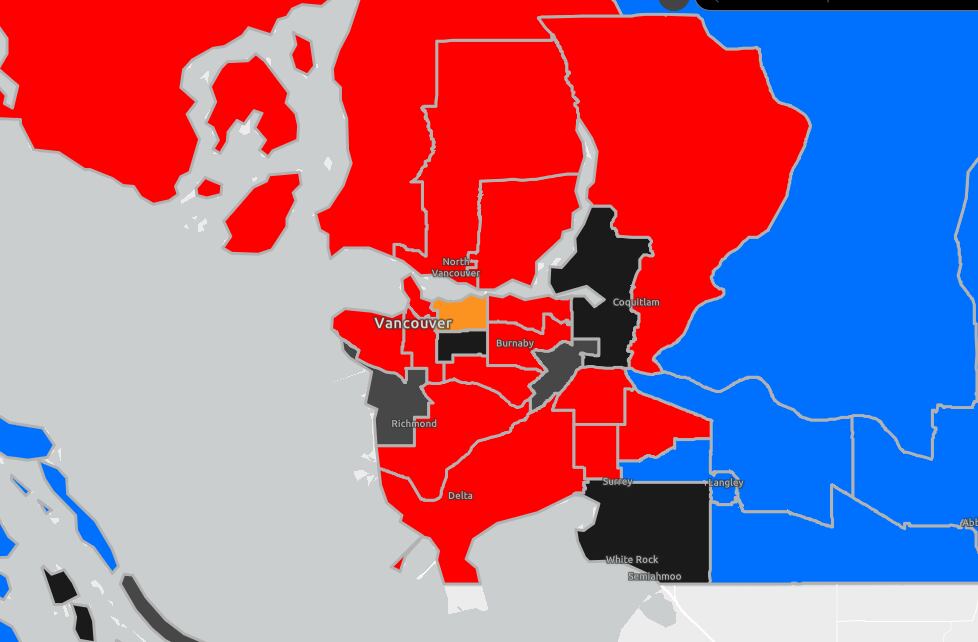 Battleground B.C.: Conservatives and Liberals target gains on West Coast, NDP try to hold onto key seats