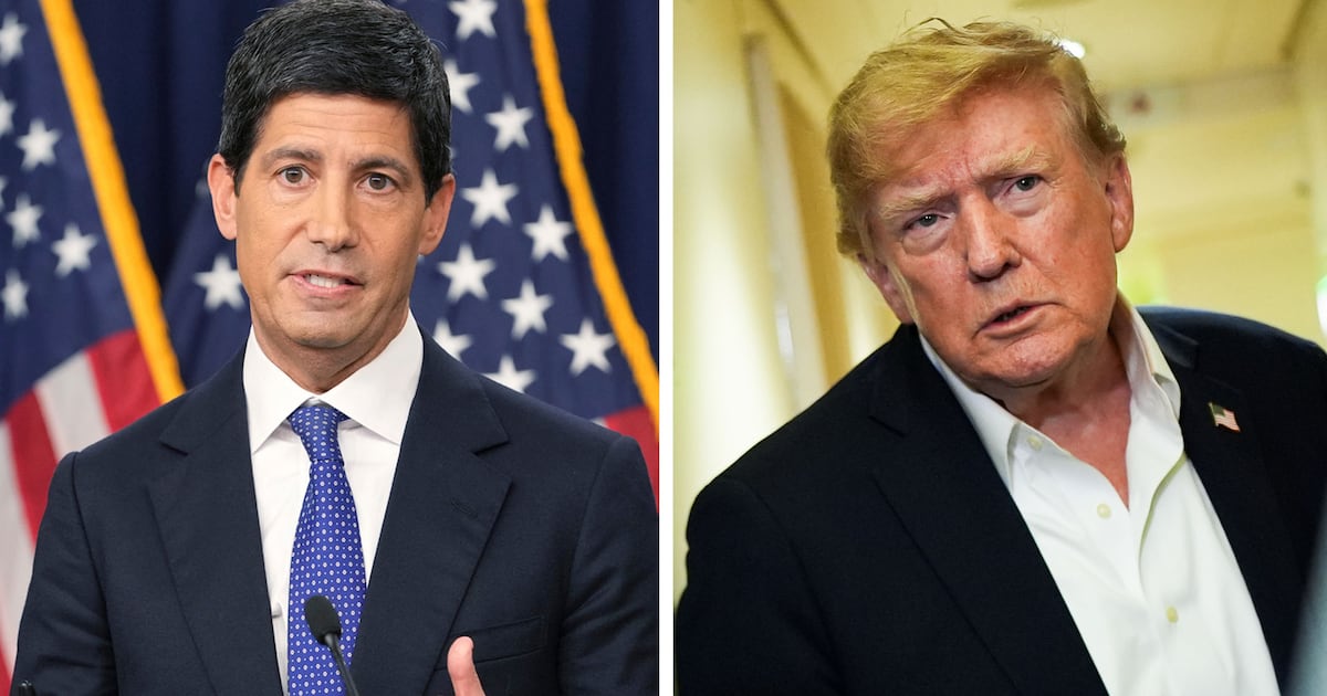 Photo: bnnbloomberg.ca Federal Reserve Board Chairman Kevin Warsh, left, and U.S. President Donald Trump in a combination photo. (AP Photo/Mark