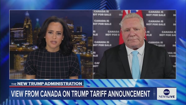 Ford ‘very, very thankful’ after Canada unaffected by new Trump tariffs