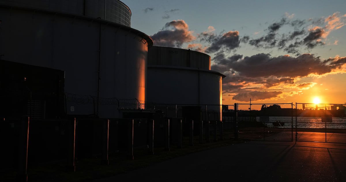 Photo: bnnbloomberg.ca Crude oil storage tanks are seen, Tuesday, March 17, 2026, in Baltimore. (AP Photo/Stephanie Scarbrough)