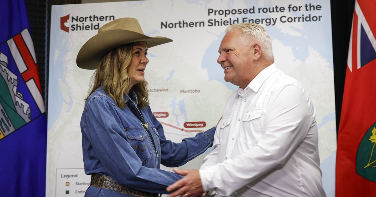 Alberta, Ontario premiers set to share stage in Calgary to talk energy ...