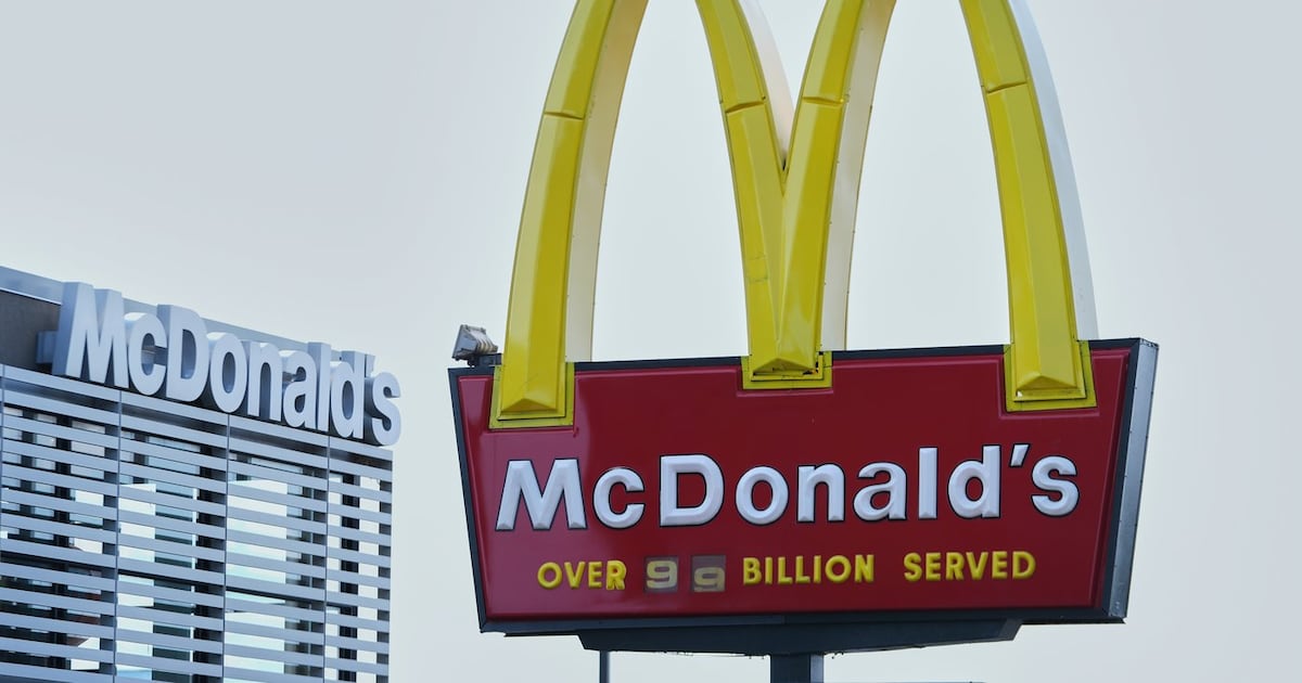 Photo: bnnbloomberg.ca A McDonald's logo is shown at a restaurant in Warren, Mich., Tuesday, Sept. 2, 2025. (AP Photo/Paul Sancya, file)