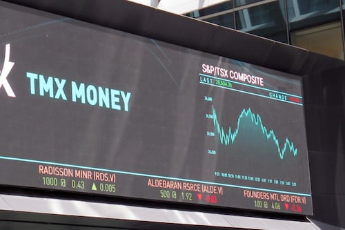 S&P/TSX composite ends lower as investors await resolution on Iran war
