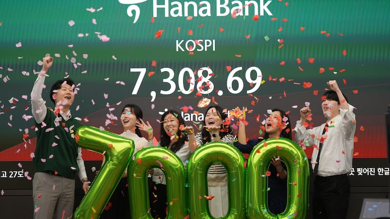 AI boom drives a rally in buying of tech shares, pushing South Korea's Kospi to a record
