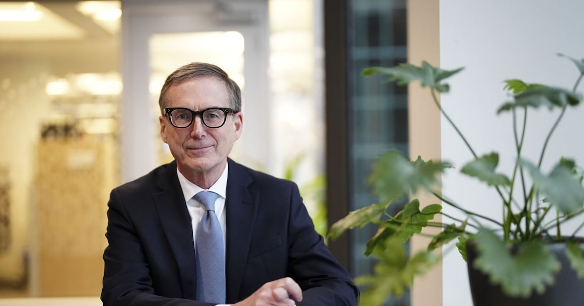 Tiff Macklem, governor of the Bank of Canada, poses for a portrait prior to an interview at the Bank of Canada in Ottawa in this Wednesday, Jan. 24, 2024 file photo. THE CANADIAN PRESS/Sean Kilpatrick