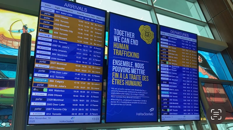 Halifax Stanfield International Airport is warning travellers to expect delays due to the ongoing U.S. government shutdown causing domestic flight cancellations. (CTV Atlantic/ Vanessa Wright)