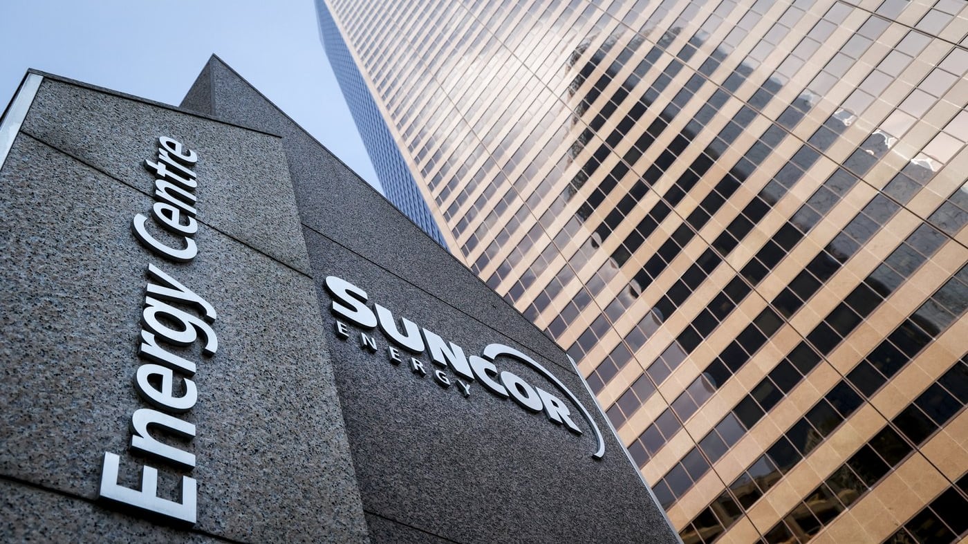 The Suncor Energy Centre picture in downtown Calgary, Alta., Friday, Sept. 16, 2022. (THE CANADIAN PRESS/Jeff McIntosh)
