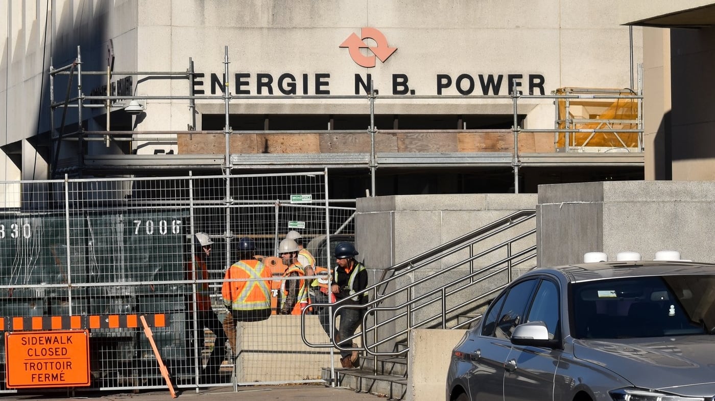 The headquarters of NB Power, New Brunswick's Crown-owned electric utility, is seen in downtown Fredericton, Friday, Oct. 30, 2026. THE CANADIAN PRESS/Eli J. Ridder