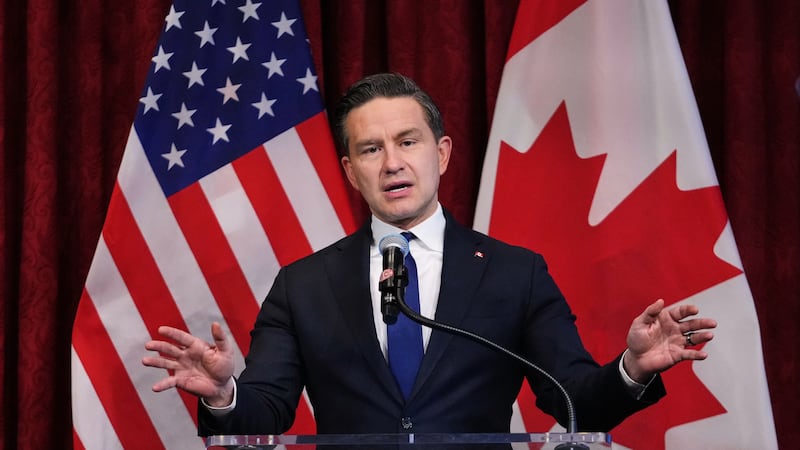 Conservative leader heads to U.S. to promote Canada as Trump escalates trade war