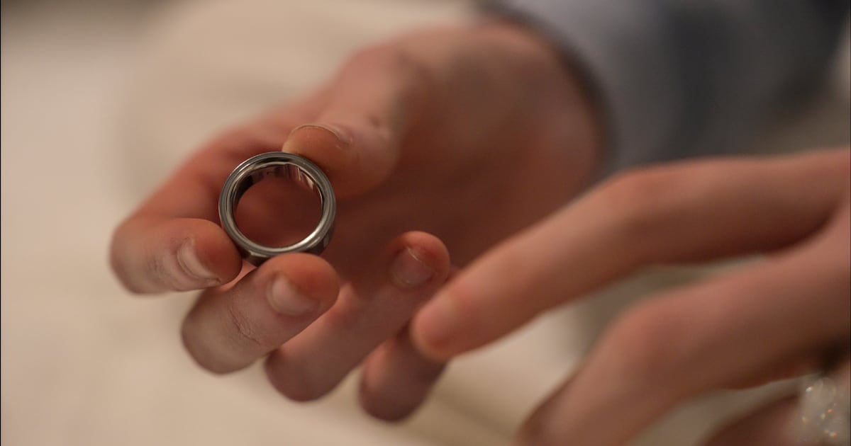Photo: BNN Bloomberg An Oura ring, a wearable sleep tracking device, is shown on Wednesday, Jan. 7, 2026, in Hiram, Ga. (AP Photo/Emilie Megnien