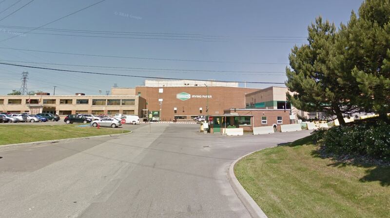 Irving Paper in Saint John, N.B., is pictured.