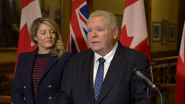 Doug Ford calls federal auto strategy ‘great’ and says Ontario will be part of it after meeting with Carney and Joly