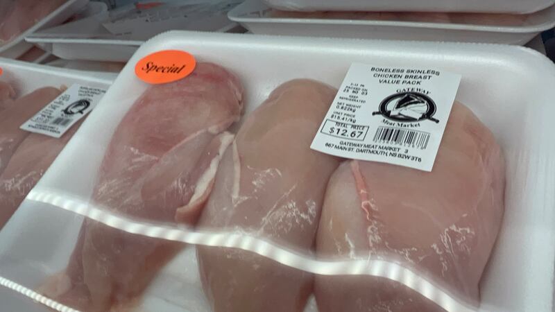 Price of chicken set to increase with supplies low and beef sales already high. (CTV Atlantic/ Jonathan MacInnis)