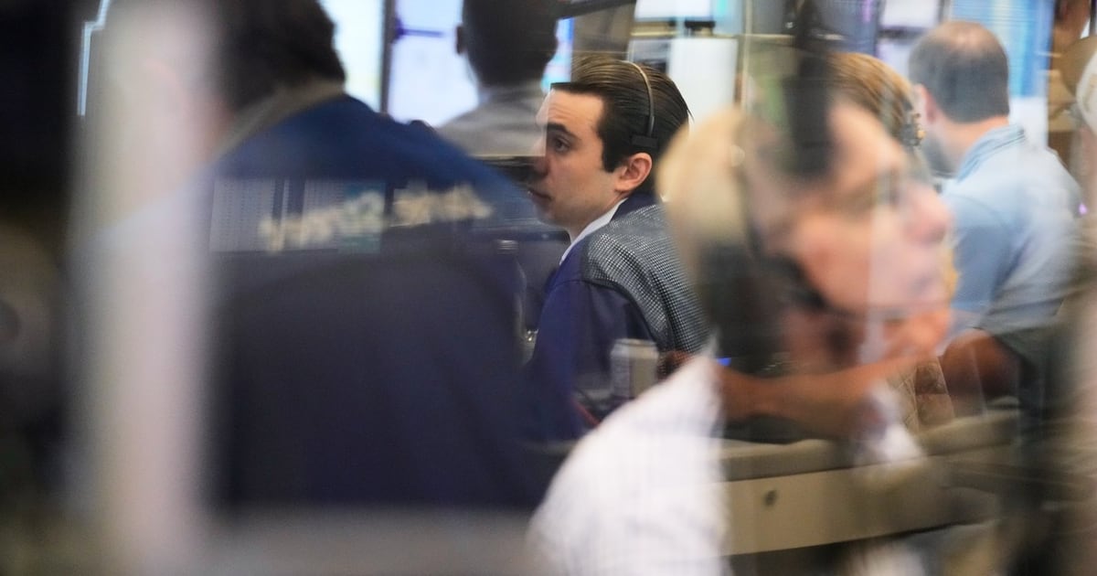 Photo: Bnnbloomberg Traders work on the floor at the New York Stock Exchange in New York, Monday, Sept. 14, 2026. (AP Photo/Seth Wenig)