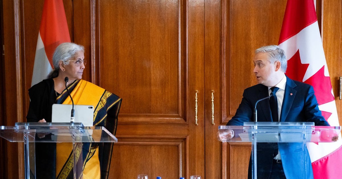 Canada's finance minister meets India counterpart