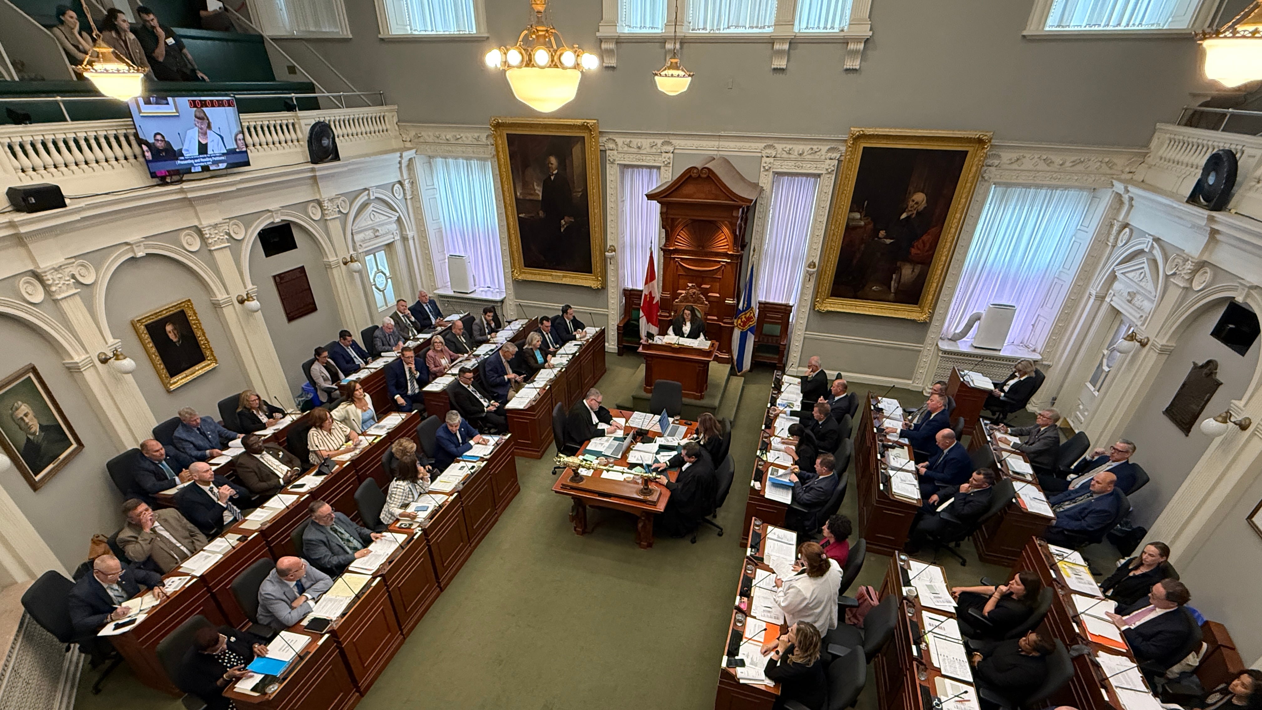 The Nova Scotia legislature is shown in Halifax on Sept. 8, 2026. (Callum Smith/CTV Atlantic)