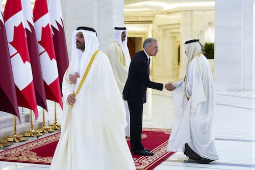 Frequent visits to Persian Gulf show Carney's ambition goes beyond seeking investment