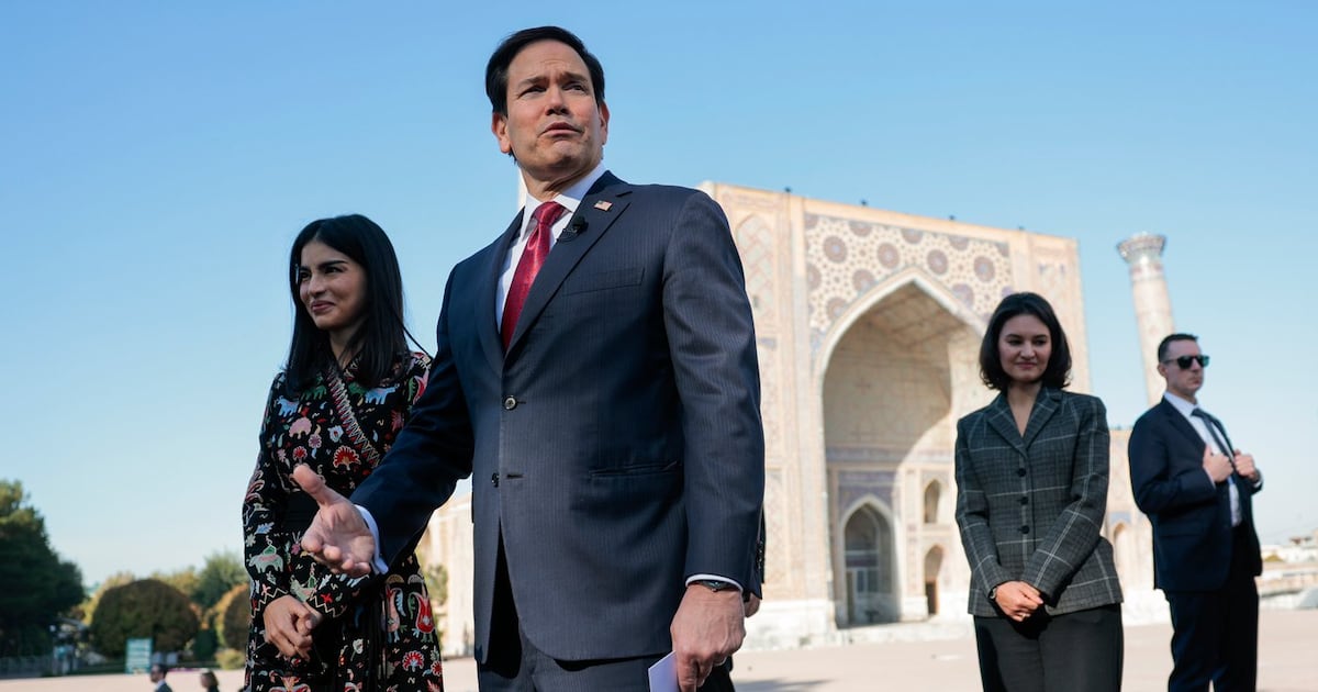 Rubio is in Uzbekistan to promote U.S. ties and trade with Central Asia