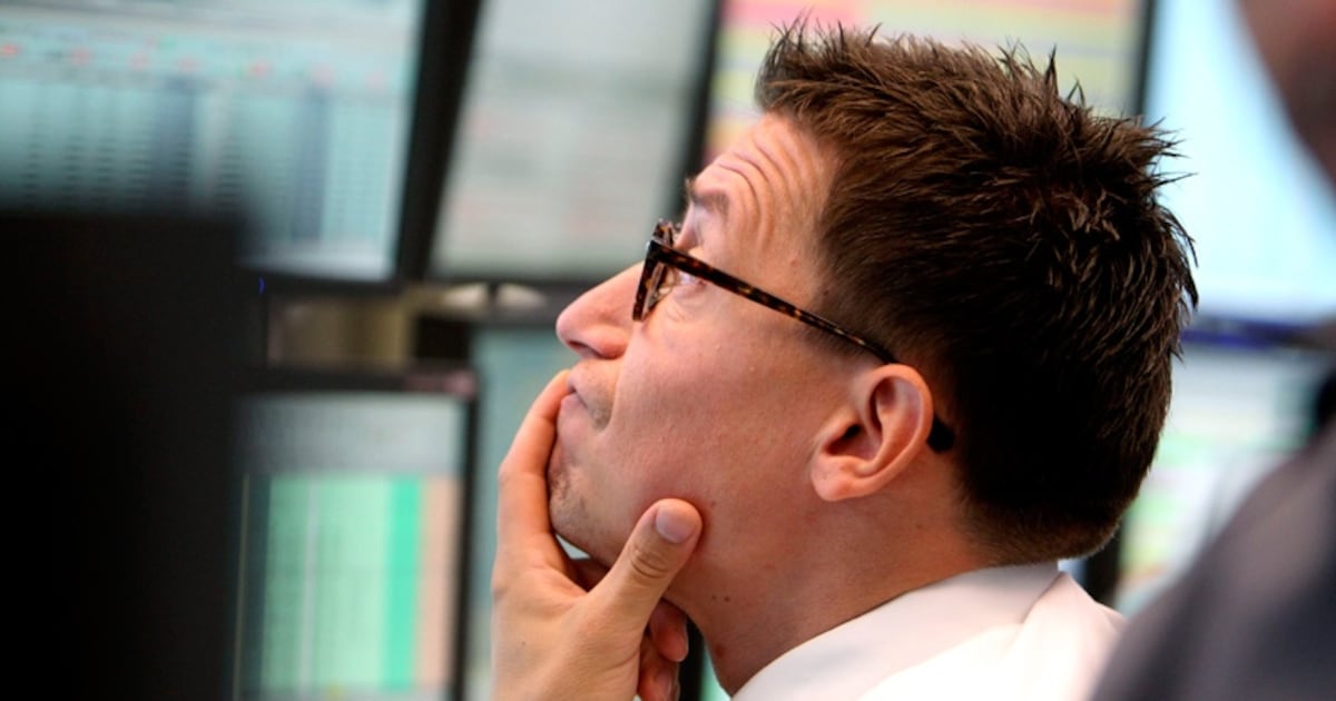 Photo: BNN Bloomberg A trader watches his screens at the stock market in Frankfurt, Germany, Monday, Sept.12, 2011, when the German stock index