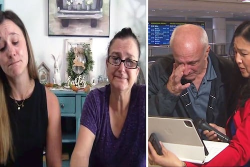 Family's emotional message of support for deported grandfather's first-ever flight home