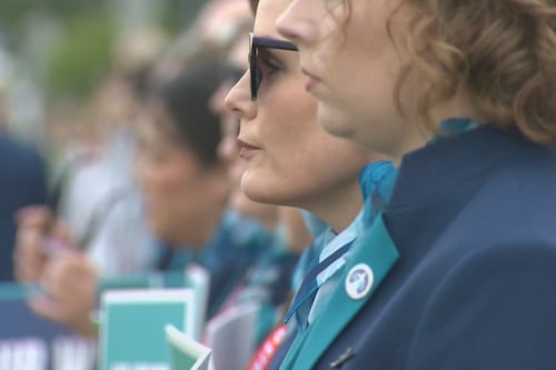 WestJet flight attendants hold day of action