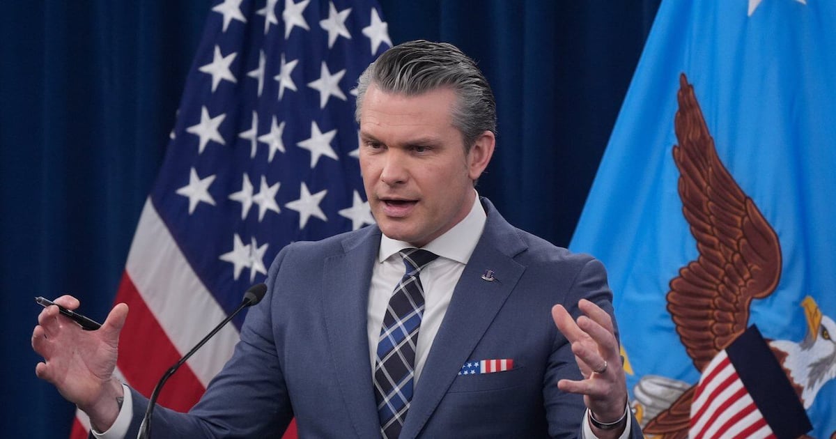 Hegseth rolling out a new program to screen U.S. troops for low ...