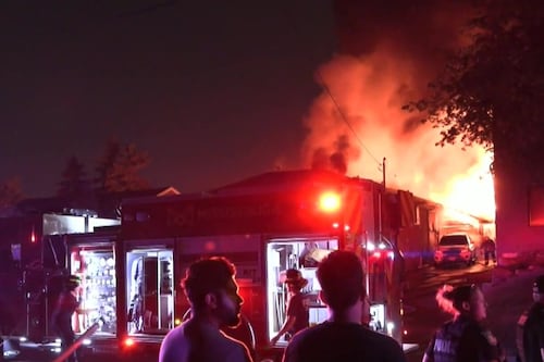 Several homes evacuated due to garage fire in Mississauga