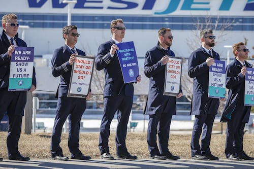 WestJet parking planes shows ‘grim’ status of negotiations: business analyst