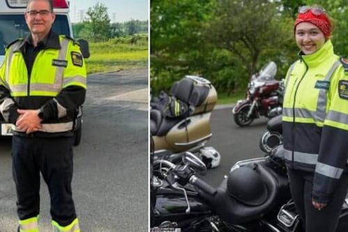P.E.I. paramedics bike across island to honour fallen colleagues