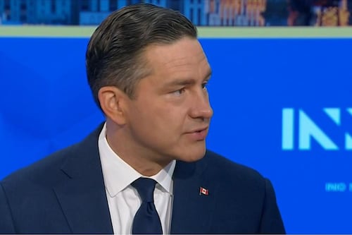 Poilievre pushes for Canada-U.S. co-operation in reaching a trade deal during U.S. appearance