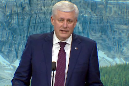 Canada 'must become more truly sovereign than it has been': former PM Harper