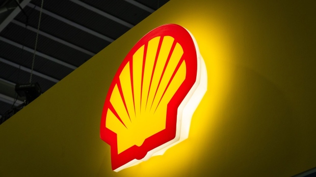 Shell branding. Photographer: Nicky Loh/Bloomberg